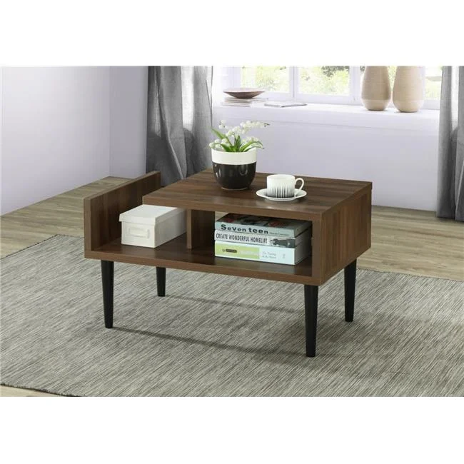 18 x 31.5 x 19.75 in. OS Home & Office Mid Century Modern Coffee Table with Wood Legs