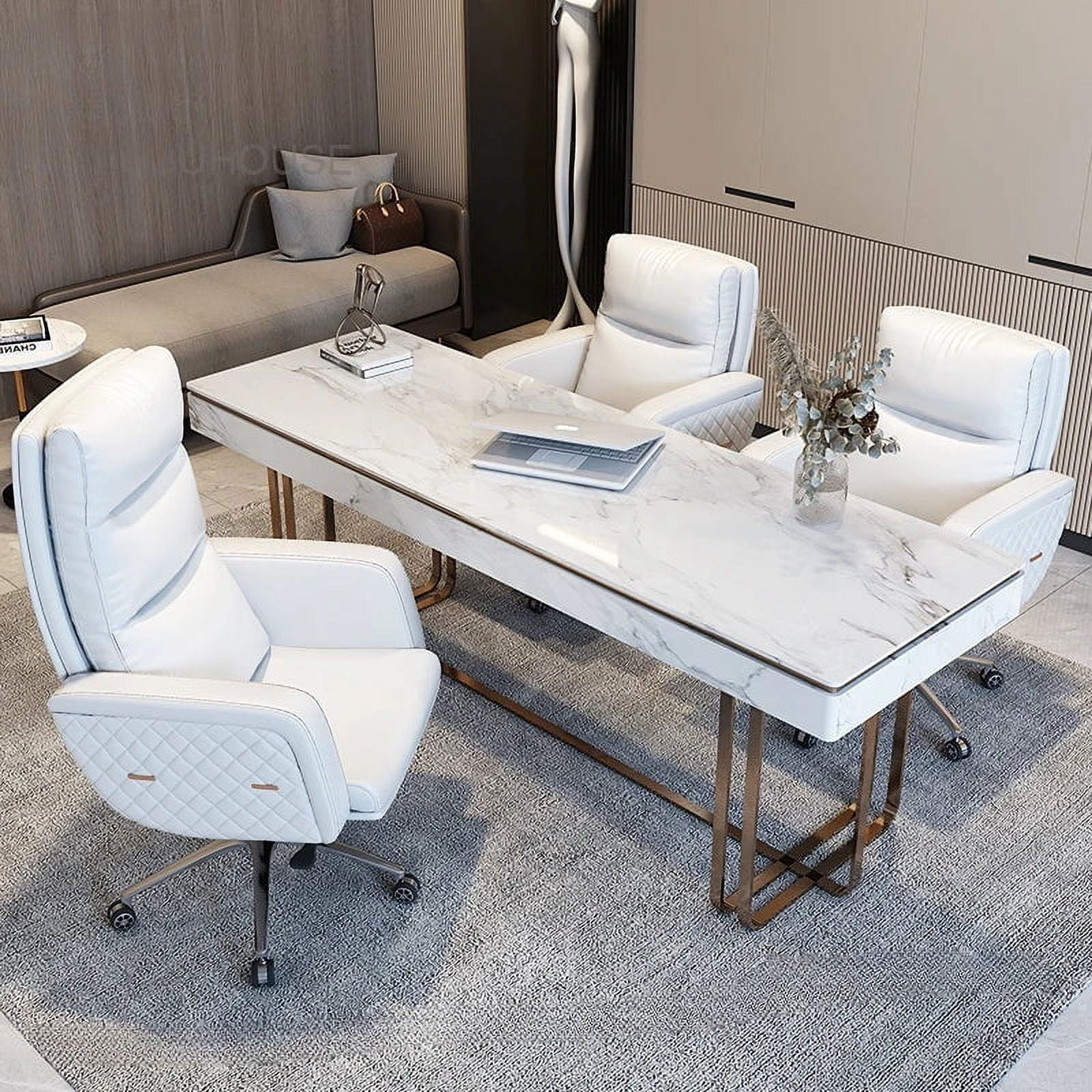 Luxury Office Chairs Modern office Furniture High Back Computer Chair Lifting Rotary Gaming Chair Leather Boss Business Chair