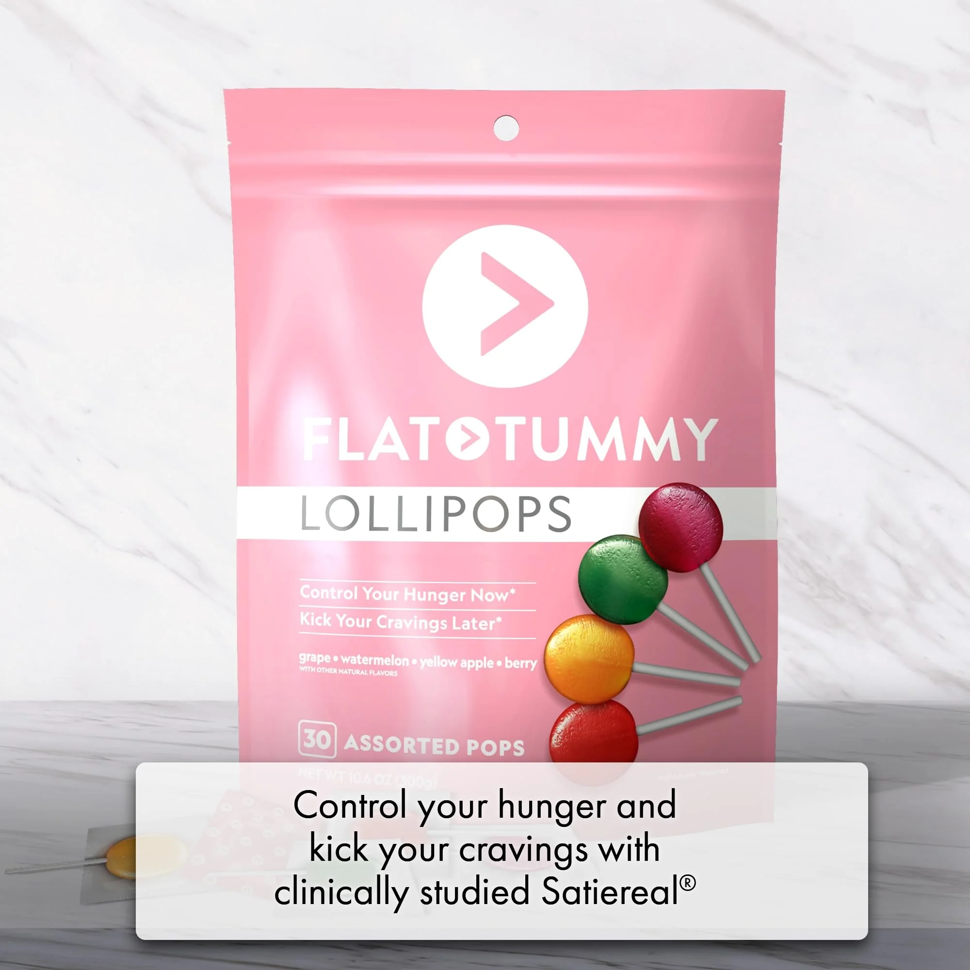 Flat Tummy Lollipops, Pack of 30 – Crush Cravings