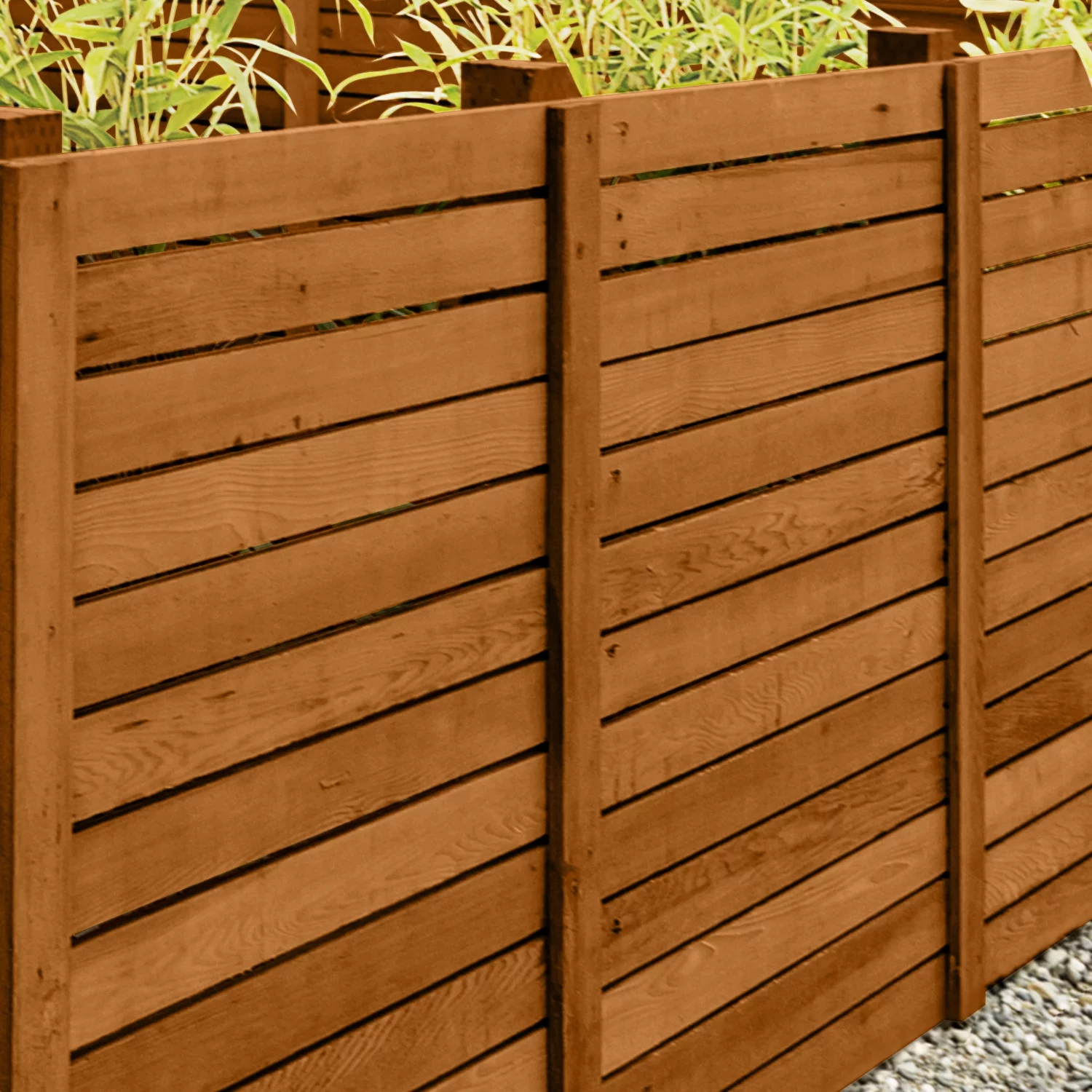 Olympic 1 gal. Cedar Semi-Transparent Exterior Wood Protector Stain plus Sealer in One