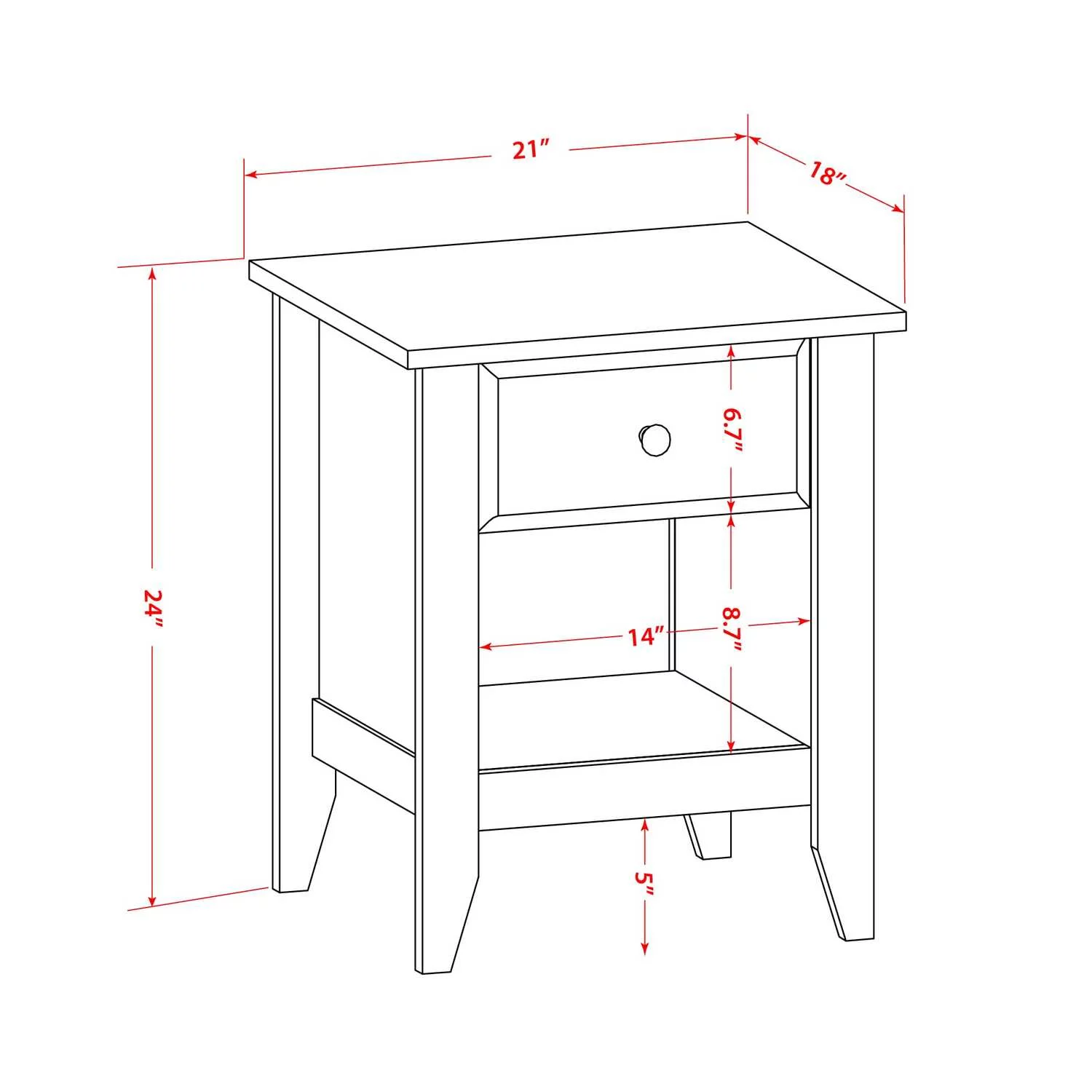 East West Furniture Nolan 2 Pieces Wooden Full Bedroom Set in White/Clover Green