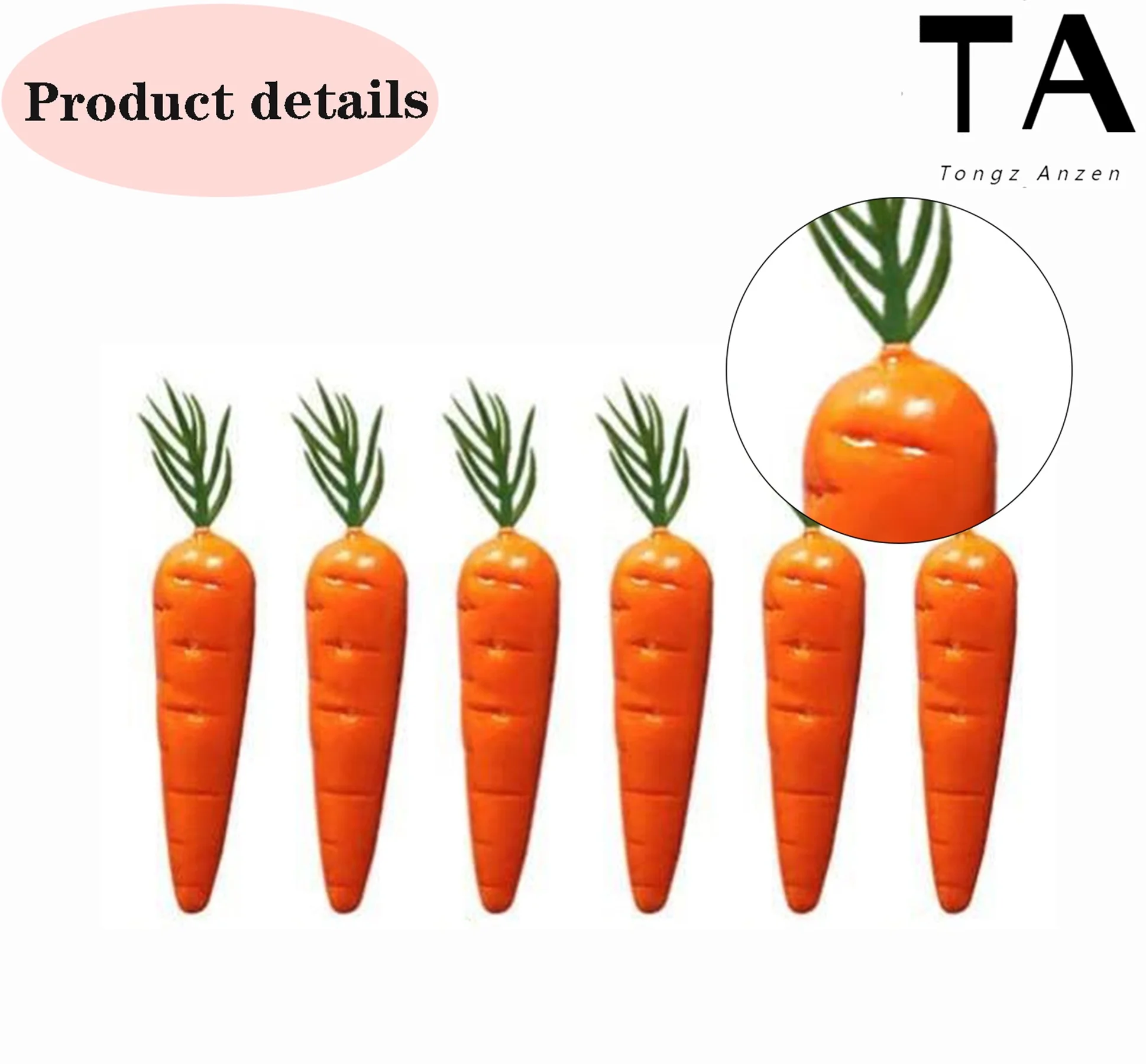 Mini Carrots for Crafts