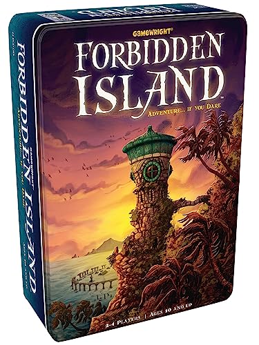 Gamewright - Forbidden Island - Cooperative Strategy Survival Board Game, 2-4 Players