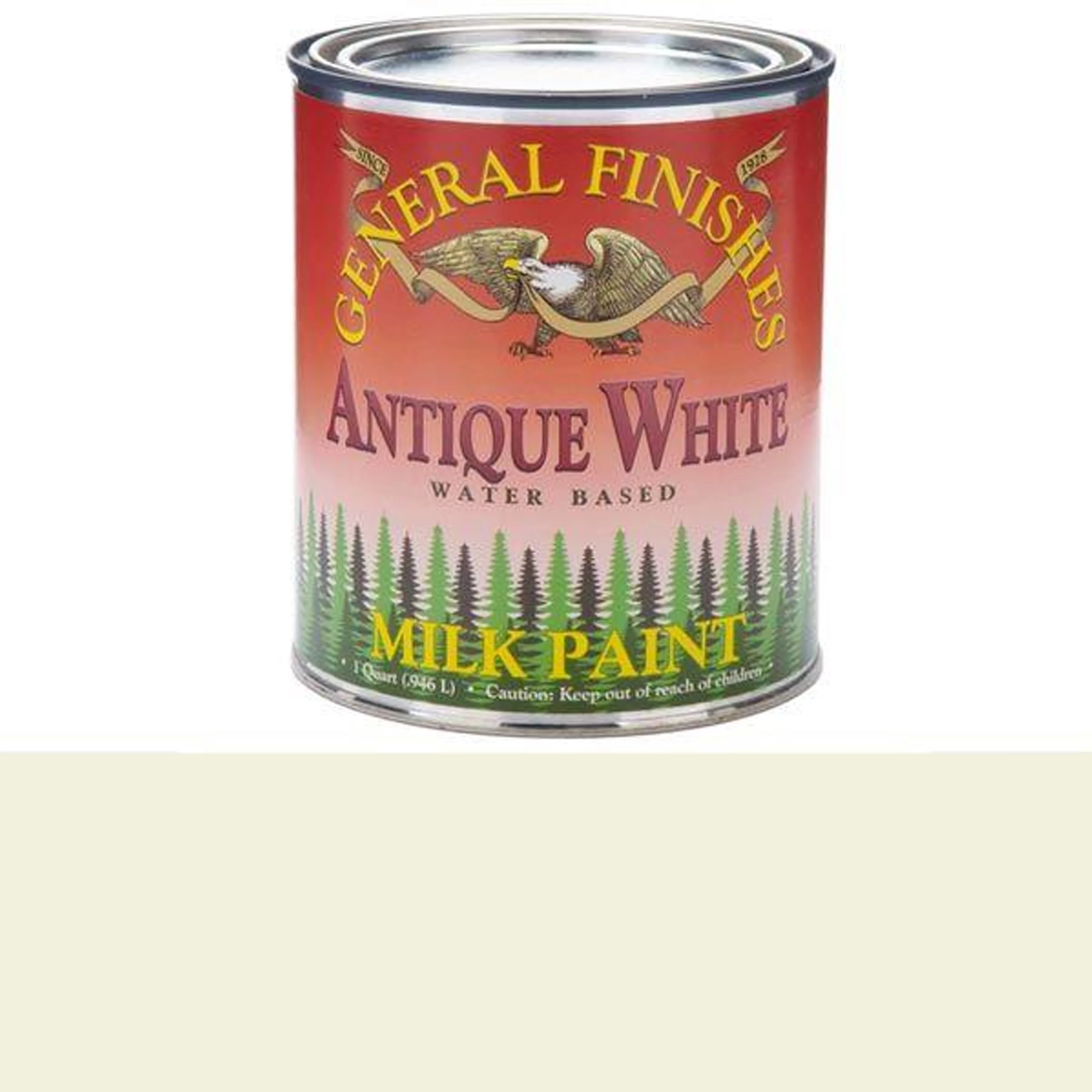 Antique White, General Finishes Milk Paint, Quart