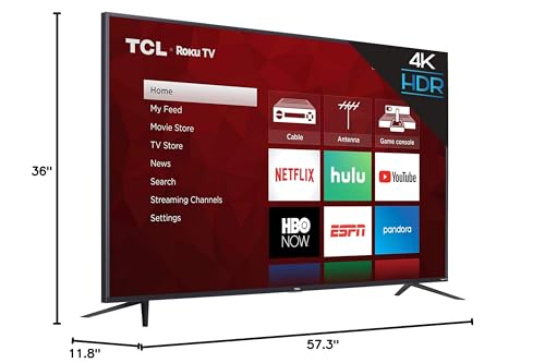 TCL 43S425 43 Inch 4K Ultra HD Smart ROKU LED TV (2018)