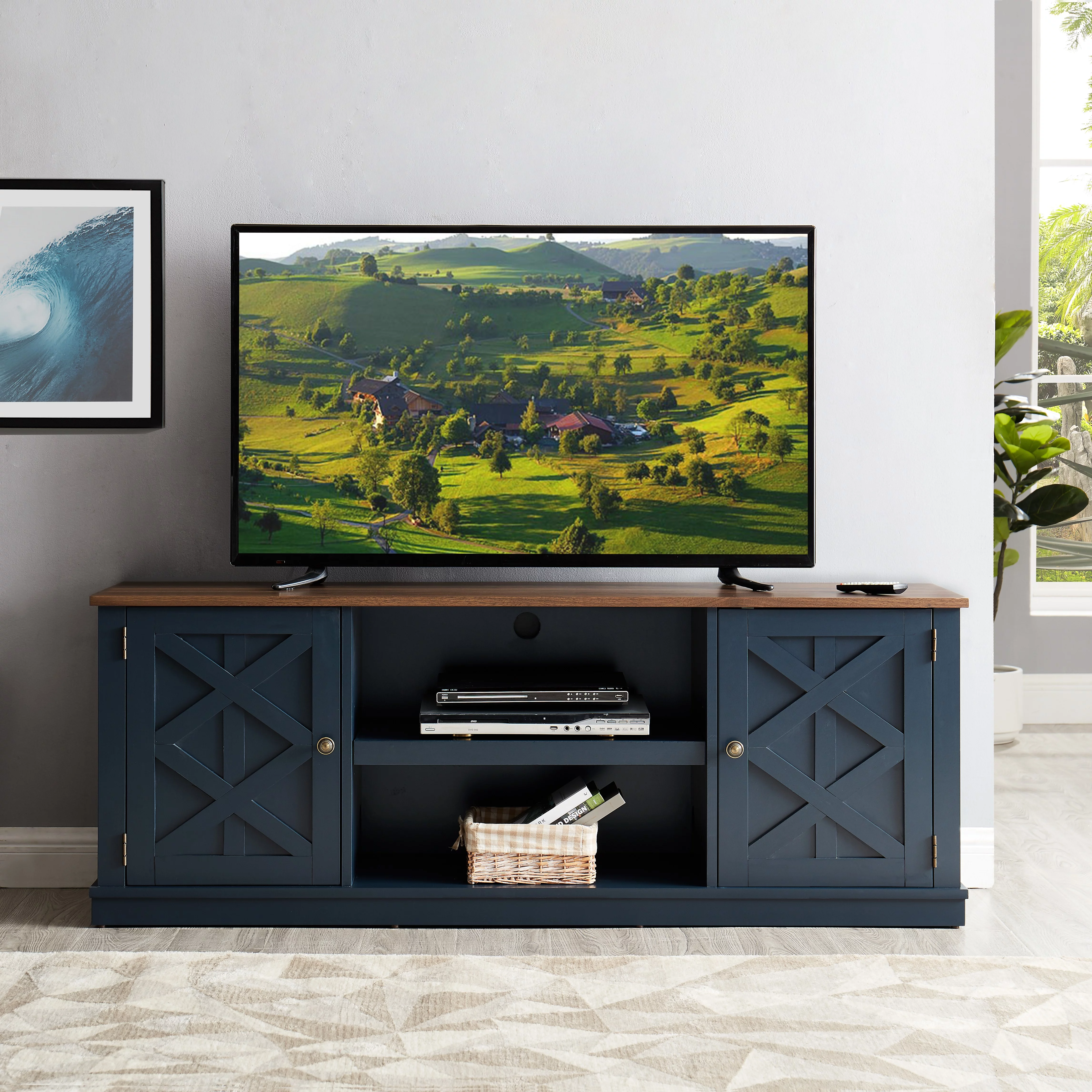 FESTIVO Farmhouse TV Stand for 70