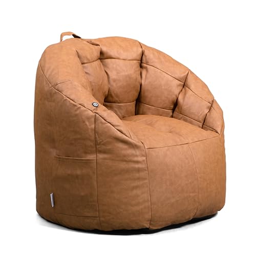 Big Joe Milano Lenox Denim Cobalt Beanbag Chair
