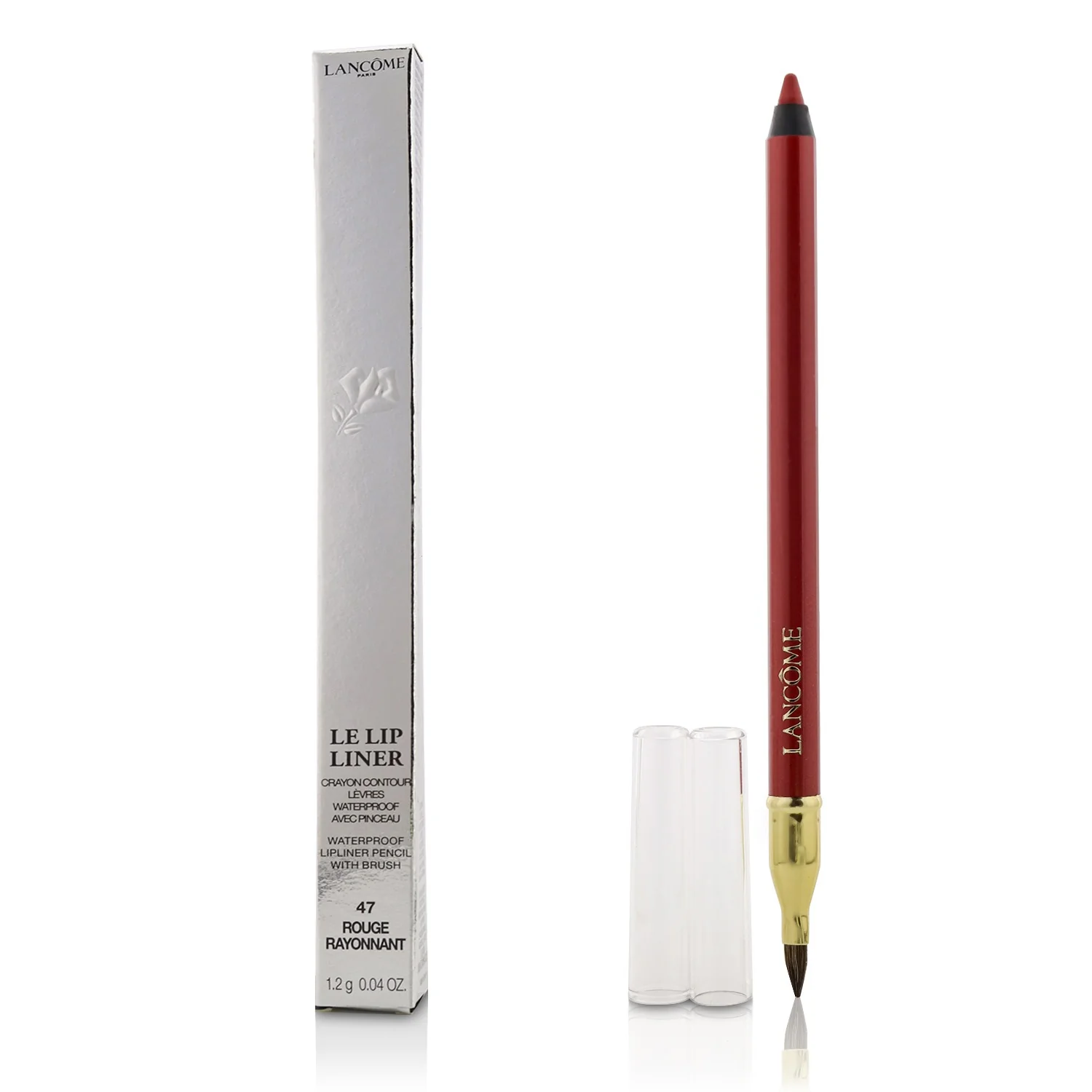 Lancome Le Lip Liner Waterproof Lip Pencil With Brush - #114 Tangerine  1.2g/0.04oz
