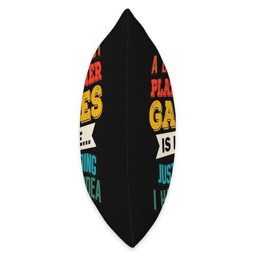 A Day Without Platformer Games Funny Video Gaming Joke Gamer Throw Pillow