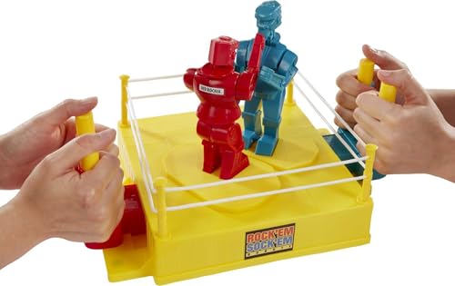 Mattel Games Rock 'Em Sock Em Robots: you control the battle of the robots in a boxing ring