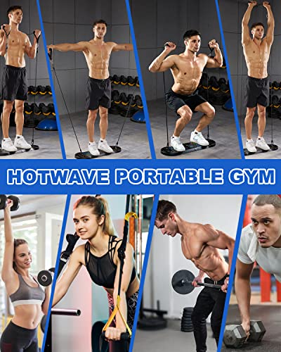 HOTWAVE Push Up Board Fitness, Portable Foldable 20 in 1 Push Up Bar at Home Gym, Pushup Handles for Floor. Professional Strength Training Equipment For Man and Women,Patent Pending
