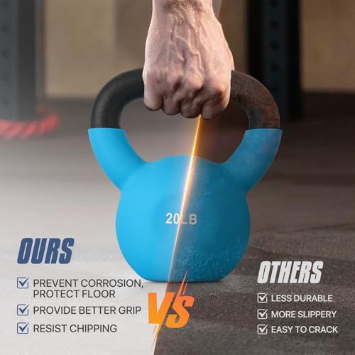 MADOG Neoprene Coated Kettlebells, Strength Training Hand Weights