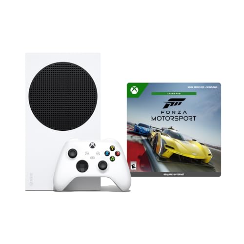 Xbox Series S – Gilded Hunter Bundle – In-game cosmetics for Fortnite, Rocket League, Fall Guys – 512GB All-Digital Gaming Console – 1440p Gaming – 4K Streaming – Robot White