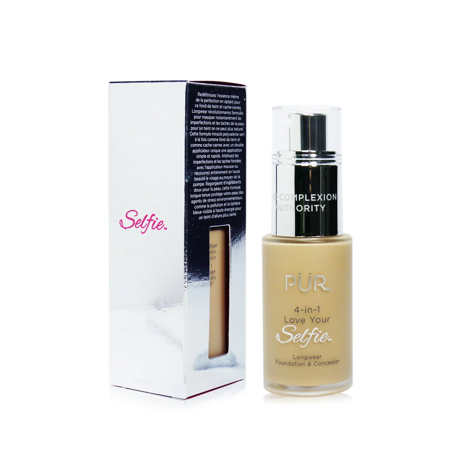 PUR (PurMinerals) 4 in 1 Love Your Selfie Longwear Foundation & Concealer - #TP2 Warm Nude (Light Tan Skin With Pink Undertones)  30ml/1oz