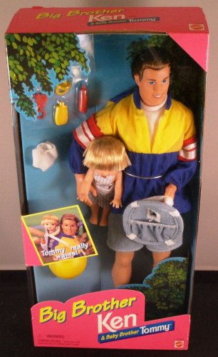 Barbie 17055 1996 Big Brother Ken & Baby Brother Tommy