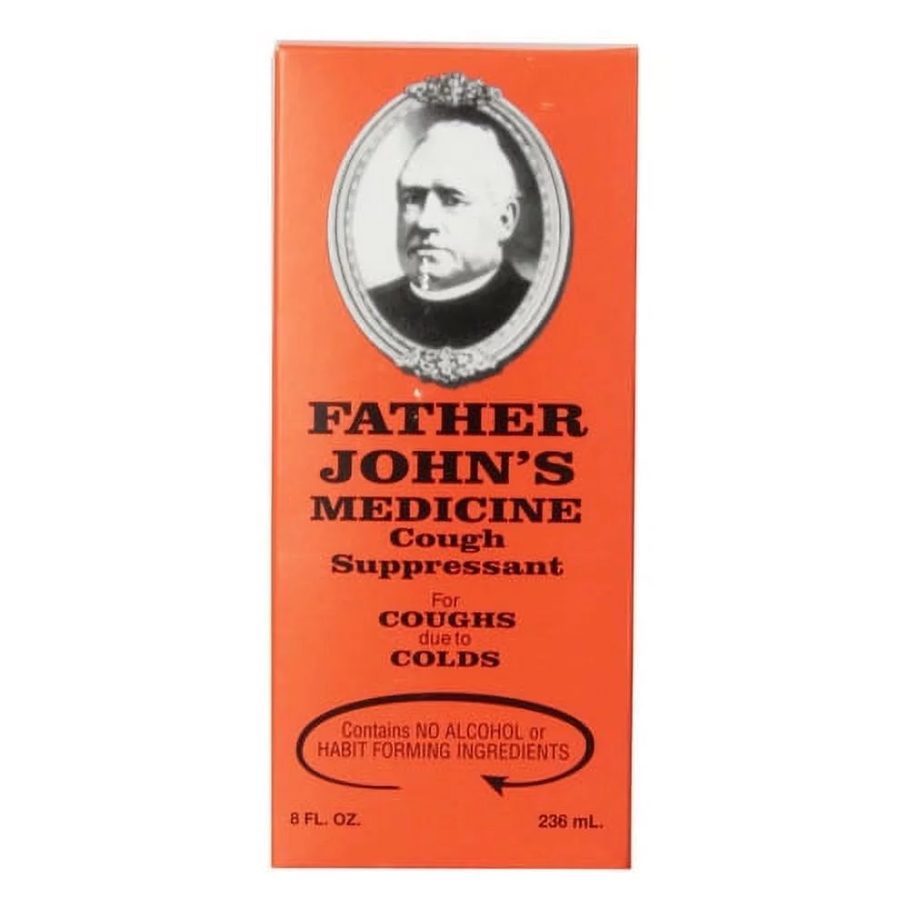 Father Johns Cough Suppressant Liquid Medicine - 8 oz, 2 Pack