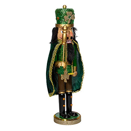 Kurt S. Adler 15-Inch Irish Cape Nutcracker, Multi