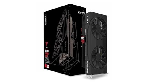 XFX Swift AMD Radeon RX 9060 XT OC Gaming Edition with 8GB GDDR6 HDMI 2xDP, AMD RDNA 4 RX 9060XT RX-96TSW8GBA