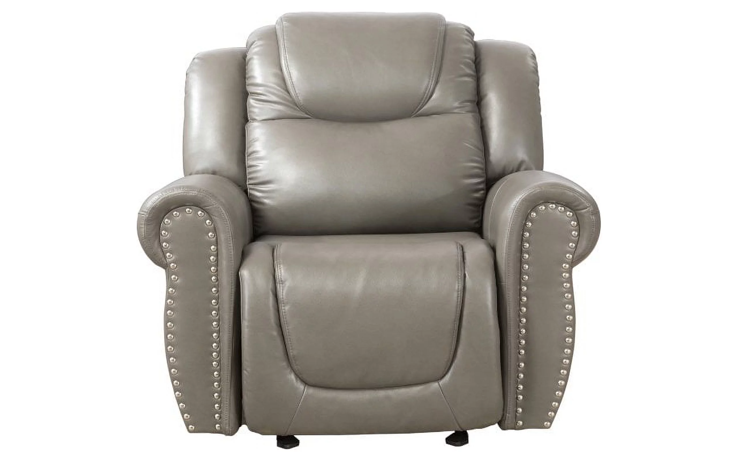 PonLiving 41'' Wide Manual Standard Recliner Chair,Grey