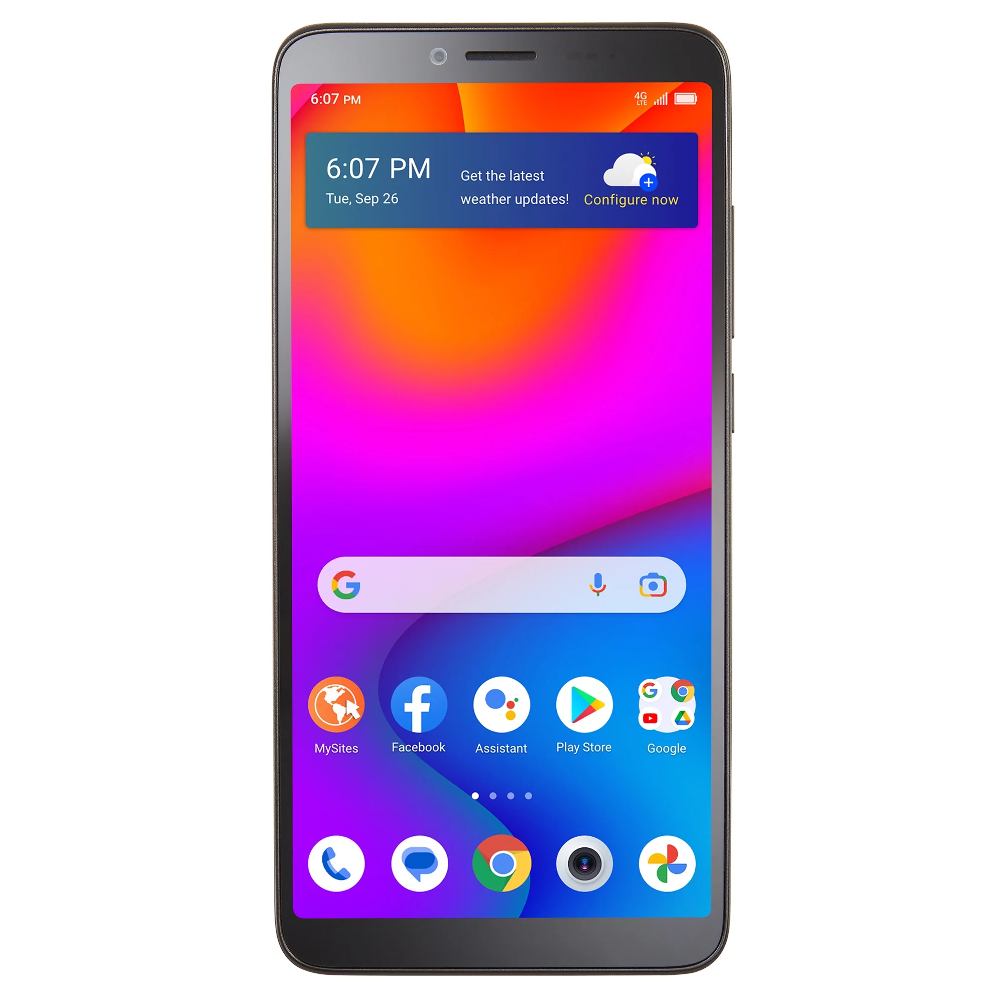 Total By Verizon TCL ION V, 32GB, Black - Prepaid Smartphone [Locked to Total By Verizon]