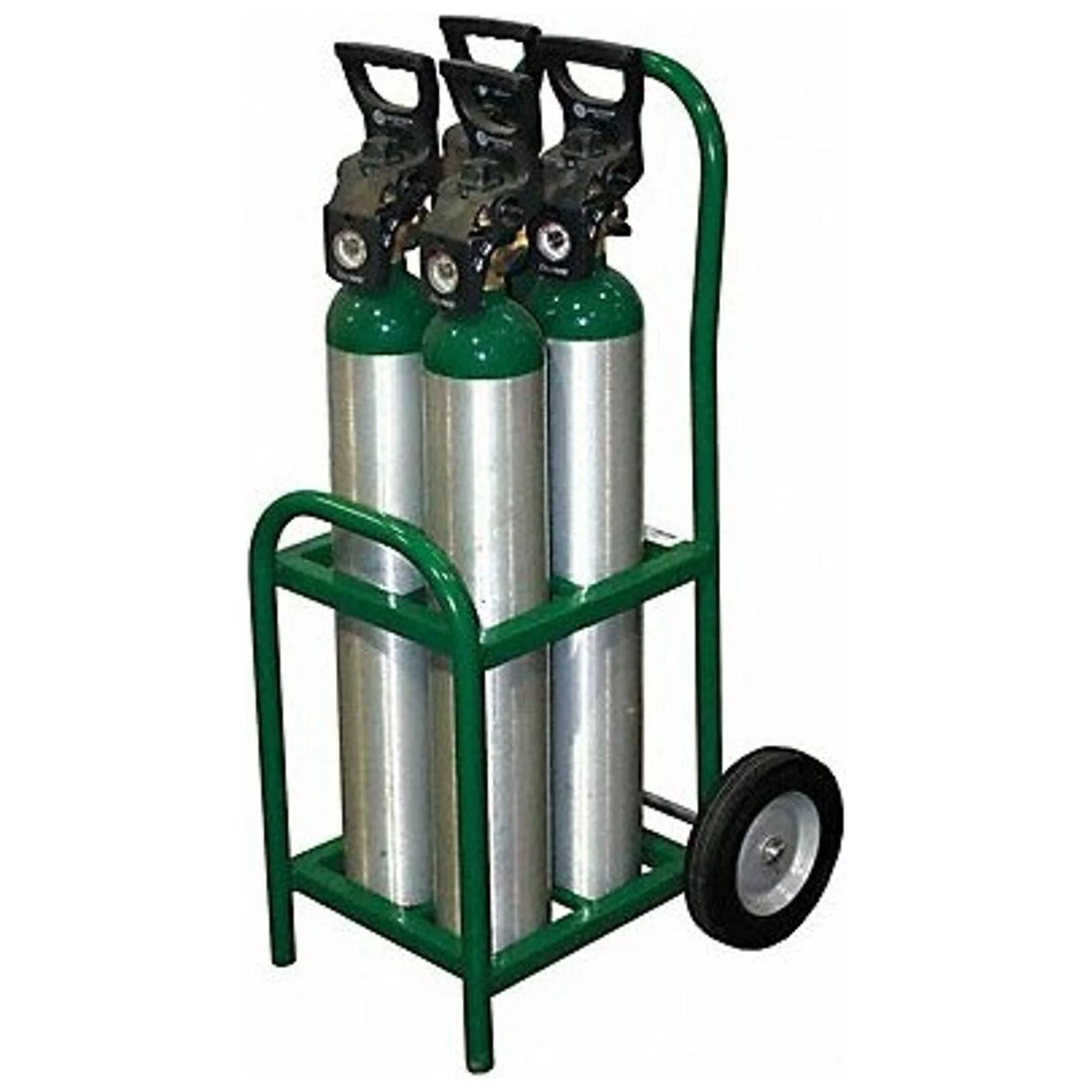 Saftcart Cylinder Trolley,250 lb.,35 In. H  MDE-4