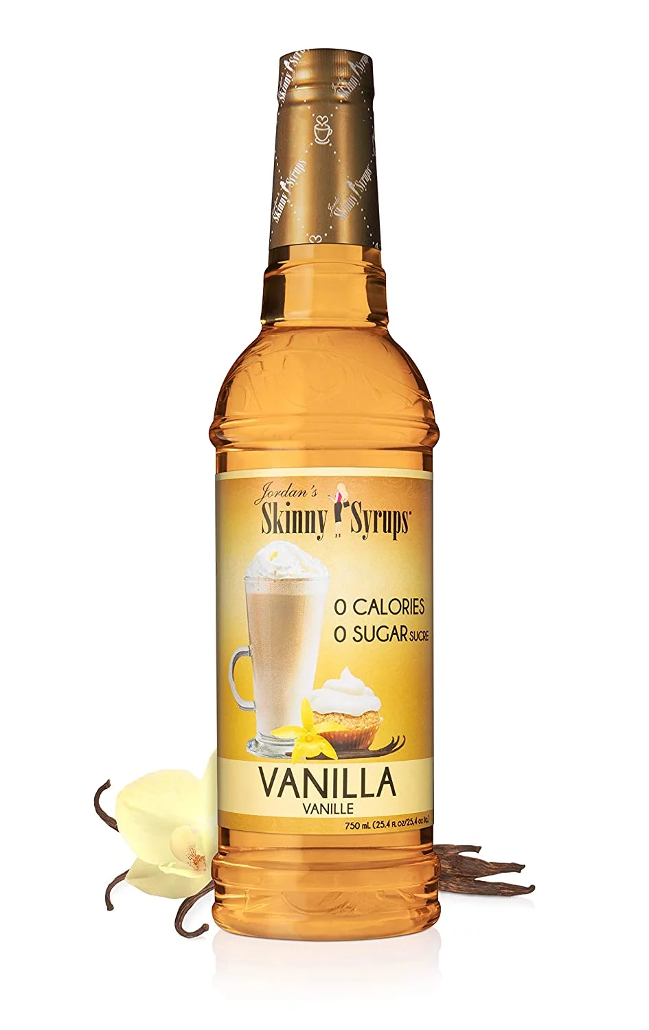 Jordans Skinny Gourmet Syrups Sugar Free, Vanilla, 25.4-Ounce