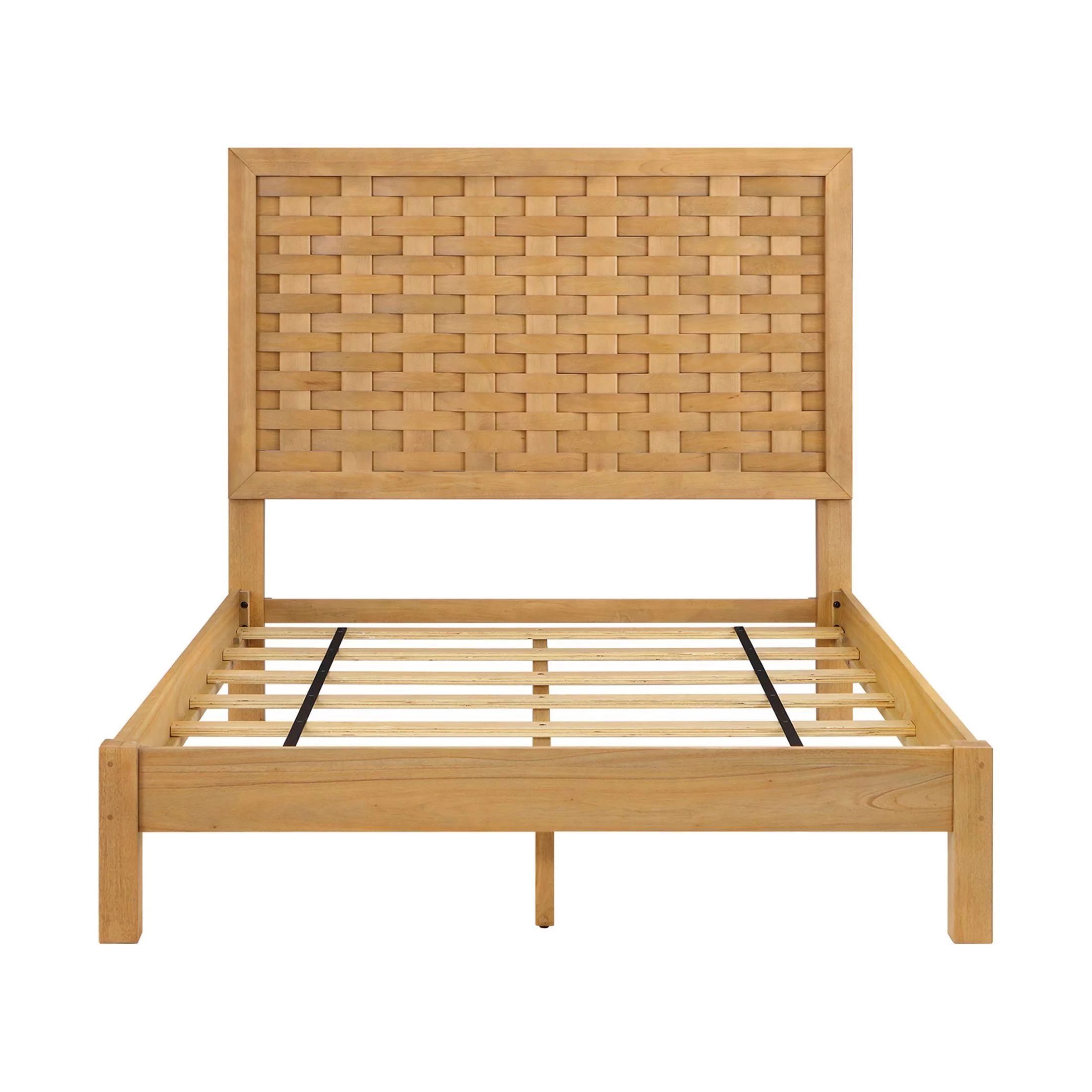 Better Homes & Gardens Bristol Queen Woven Bed, Natural Oak finish, by Dave & Jenny Marrs