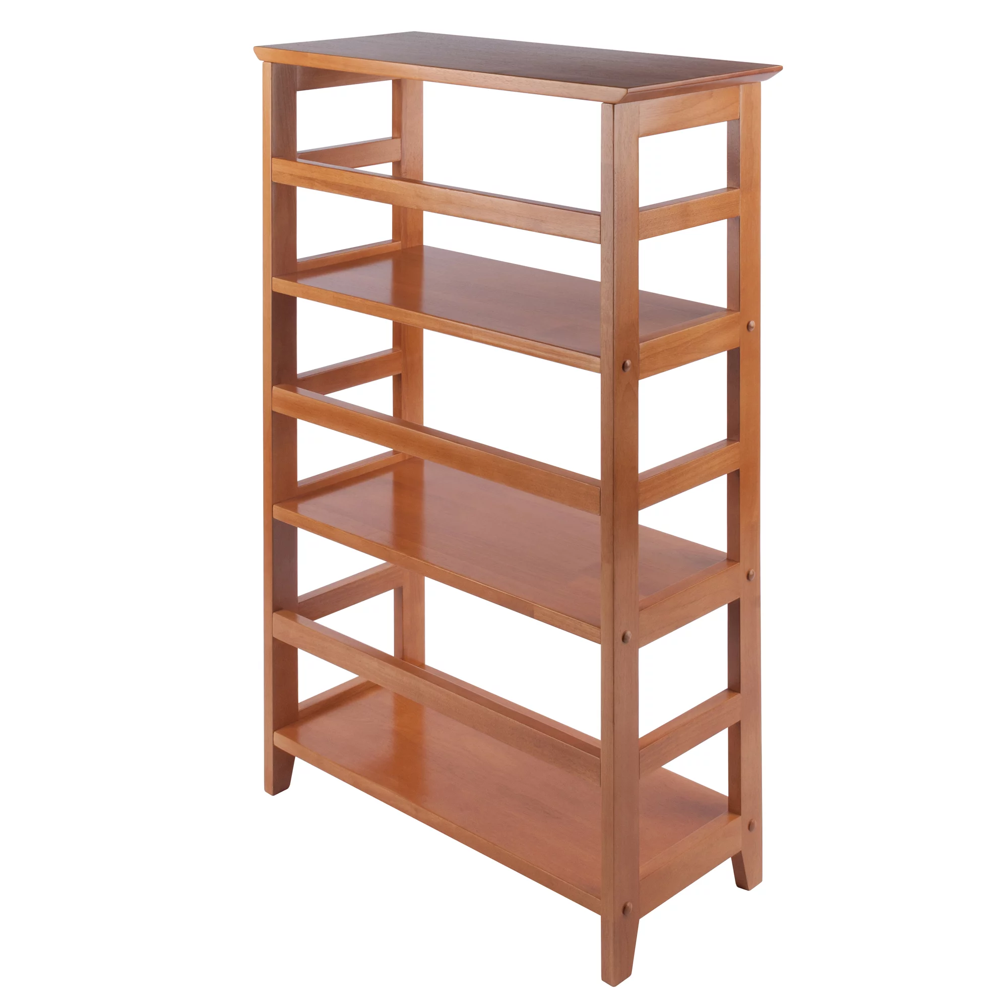 Winsome Wood Studio 3-Section Bookshelf, Honey Pine Finish