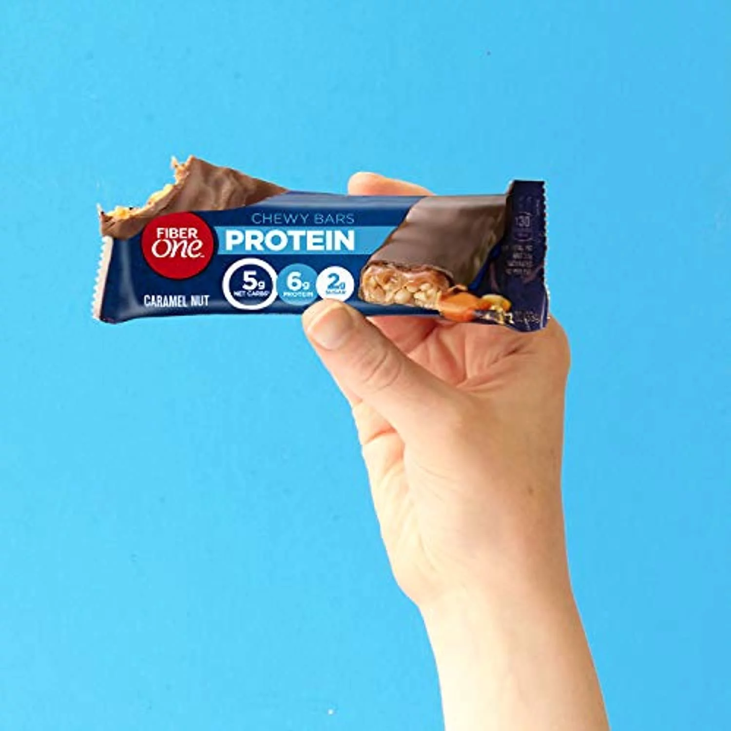 Fiber One Chewy Protein Bars, Caramel Nut, Value Pack, 10 Ct (Pack Of 6)