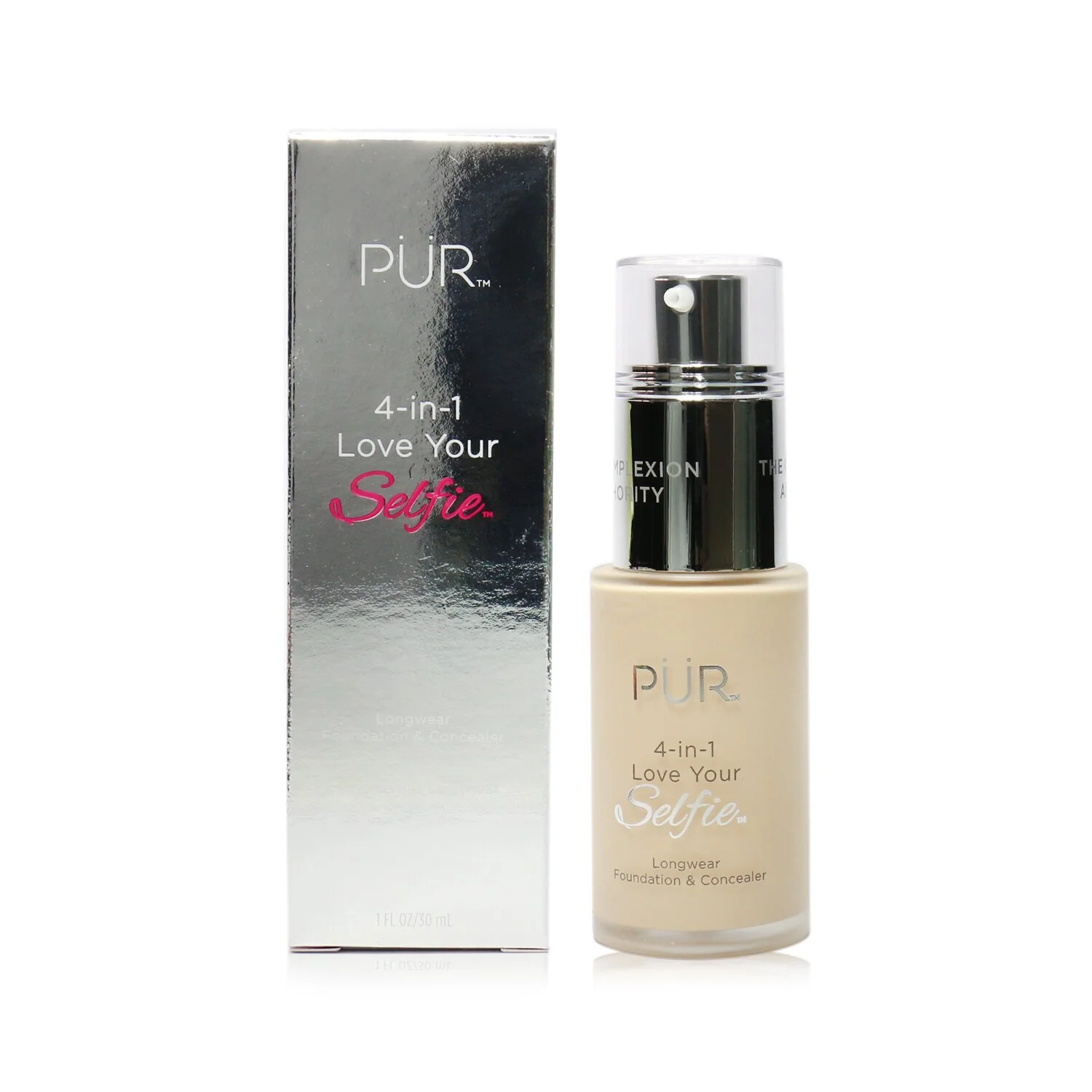 PUR (PurMinerals) 4 in 1 Love Your Selfie Longwear Foundation & Concealer - #TP2 Warm Nude (Light Tan Skin With Pink Undertones)  30ml/1oz