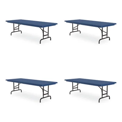 Adjustable Folding Tables, Rectangular, 60