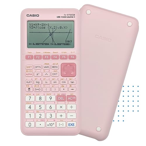 Casio fx-9750GIII Graphing Calculator | Natural Textbook Display | Python Programming | Ideal for Exams, STEM & Advanced Math | Pink