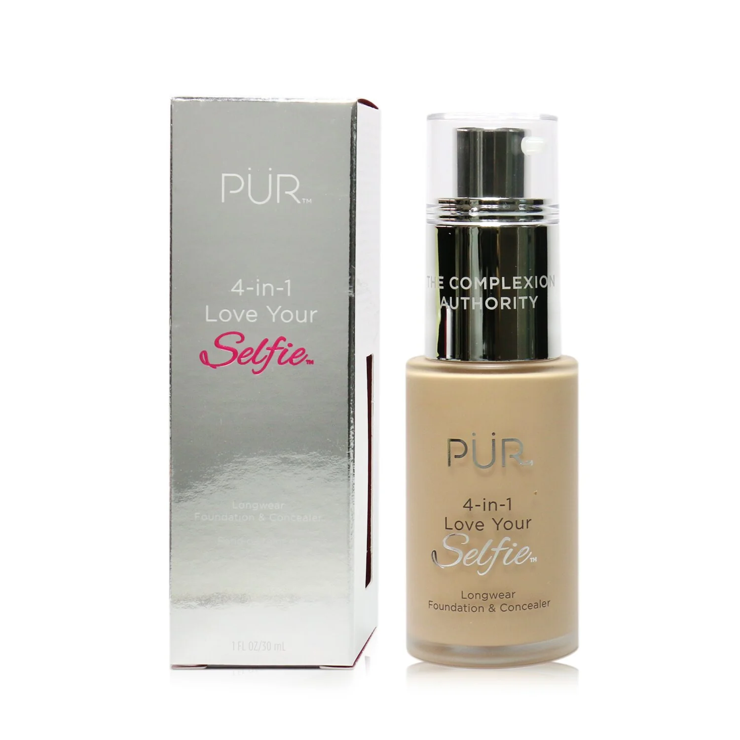 PUR (PurMinerals) 4 in 1 Love Your Selfie Longwear Foundation & Concealer - #TP2 Warm Nude (Light Tan Skin With Pink Undertones)  30ml/1oz