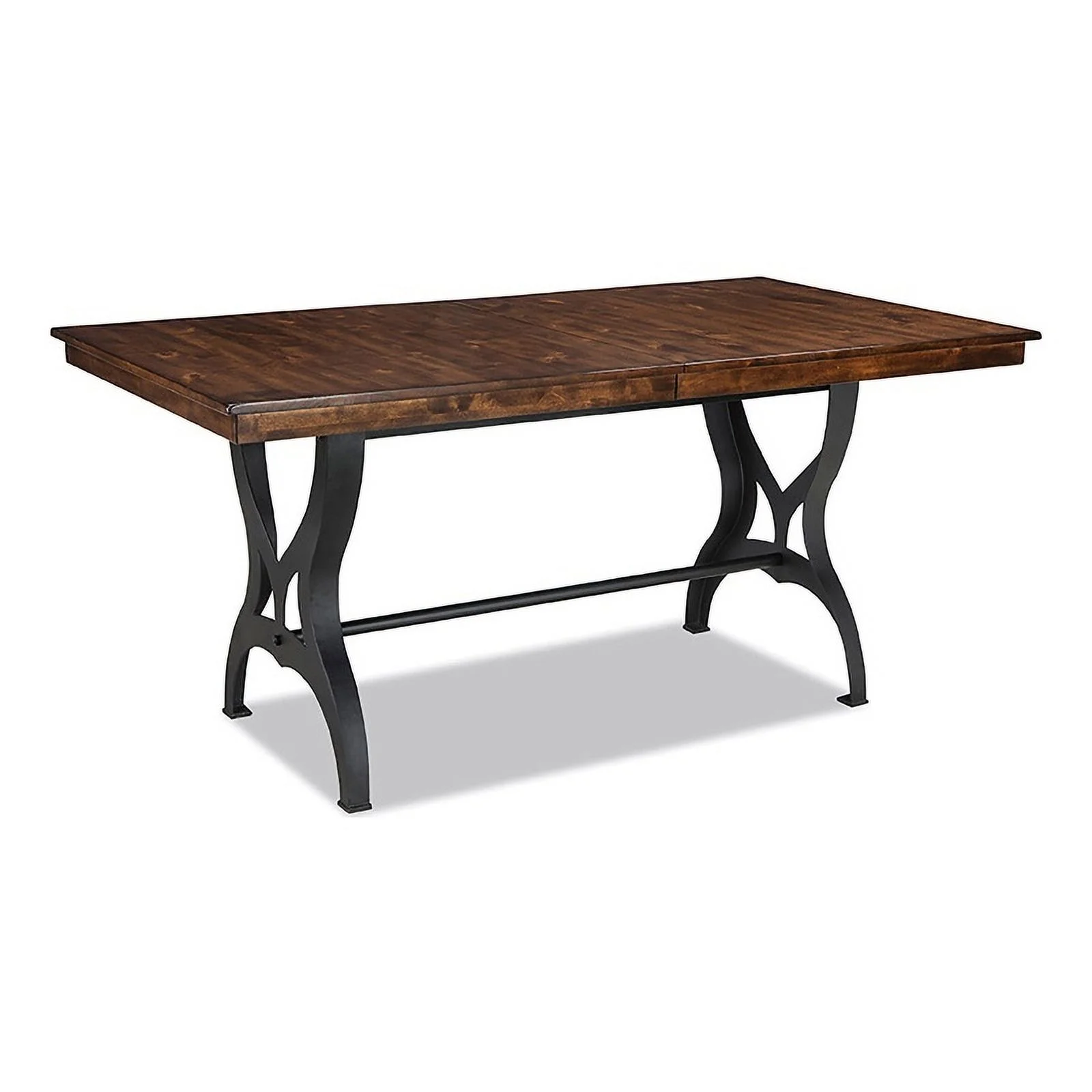 Intercon Furniture Traditional Wood Gathering Table in Copper