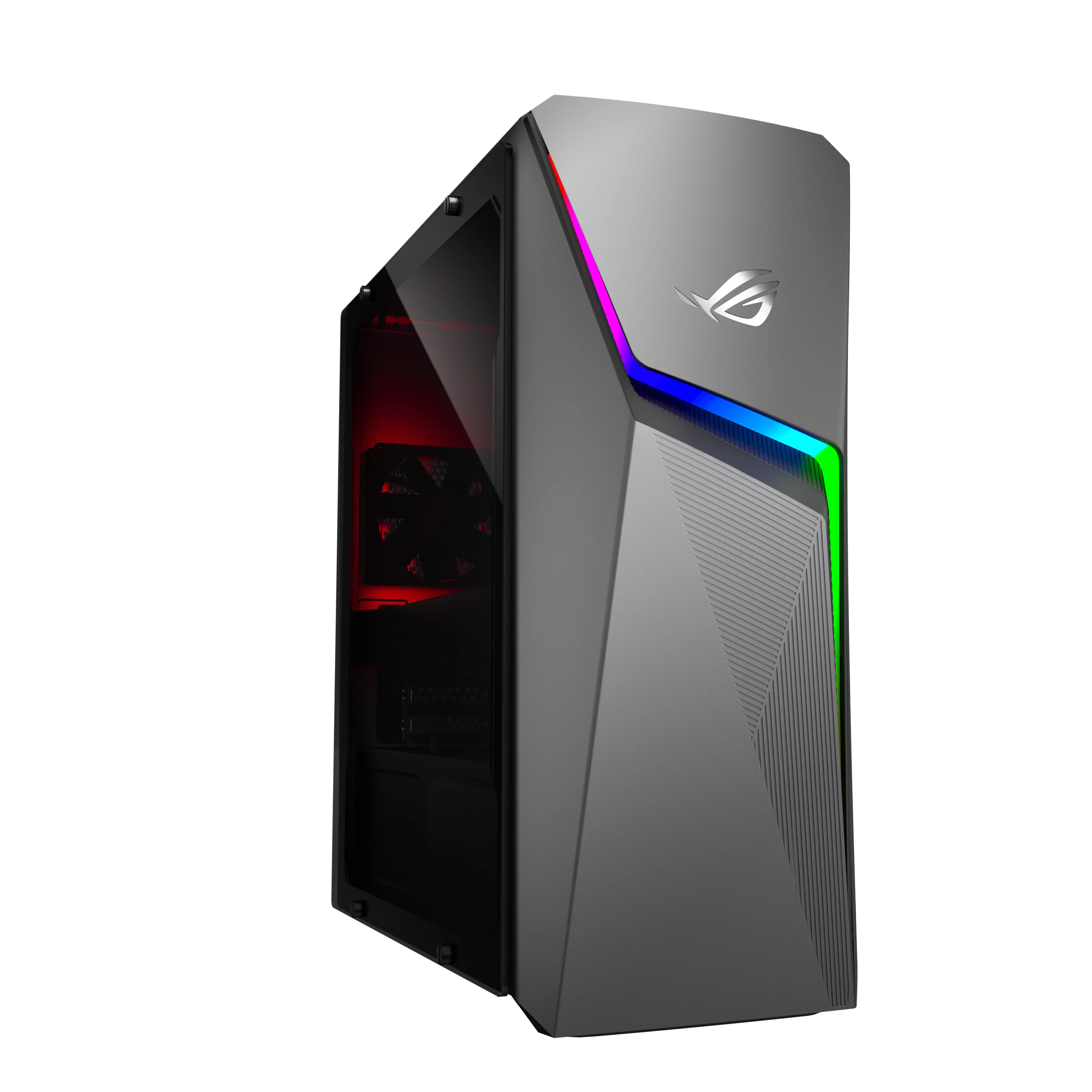 ASUS ROG Strix i5 3050 Desktop; ASUS ROG Strix Intel Core i5-11400F, NVIDIA GeForce RTX 3050 Graphics, 8GB RAM, 512GB SSD, Gray, Windows 11 Home, G10CE-WB553