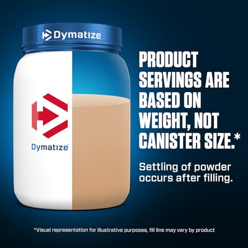 Dymatize Elite 100% Whey Protein Powder, Vanilla, 25g of Protein, 5.5g BCAAs, Less Than 140 Cal., Gluten Free, 2g Carb, 2g Sugar, 3g Fat (67 Servings)