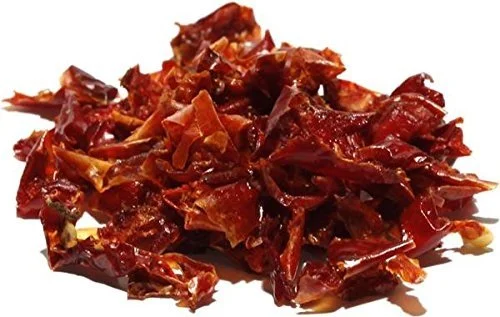 Dehydrated Dried Red Bell Pepper by It's Delish - 18 Oz Jumbo Reusable Container - Sealed to Maintain Freshness - Chopped & Dried Vegetable Spice Seasoning