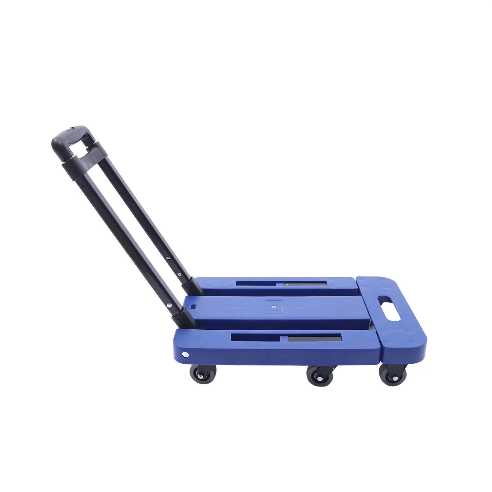 220lbs Carrying Cart Folding Dolly Trolley W/ 6 Wheels