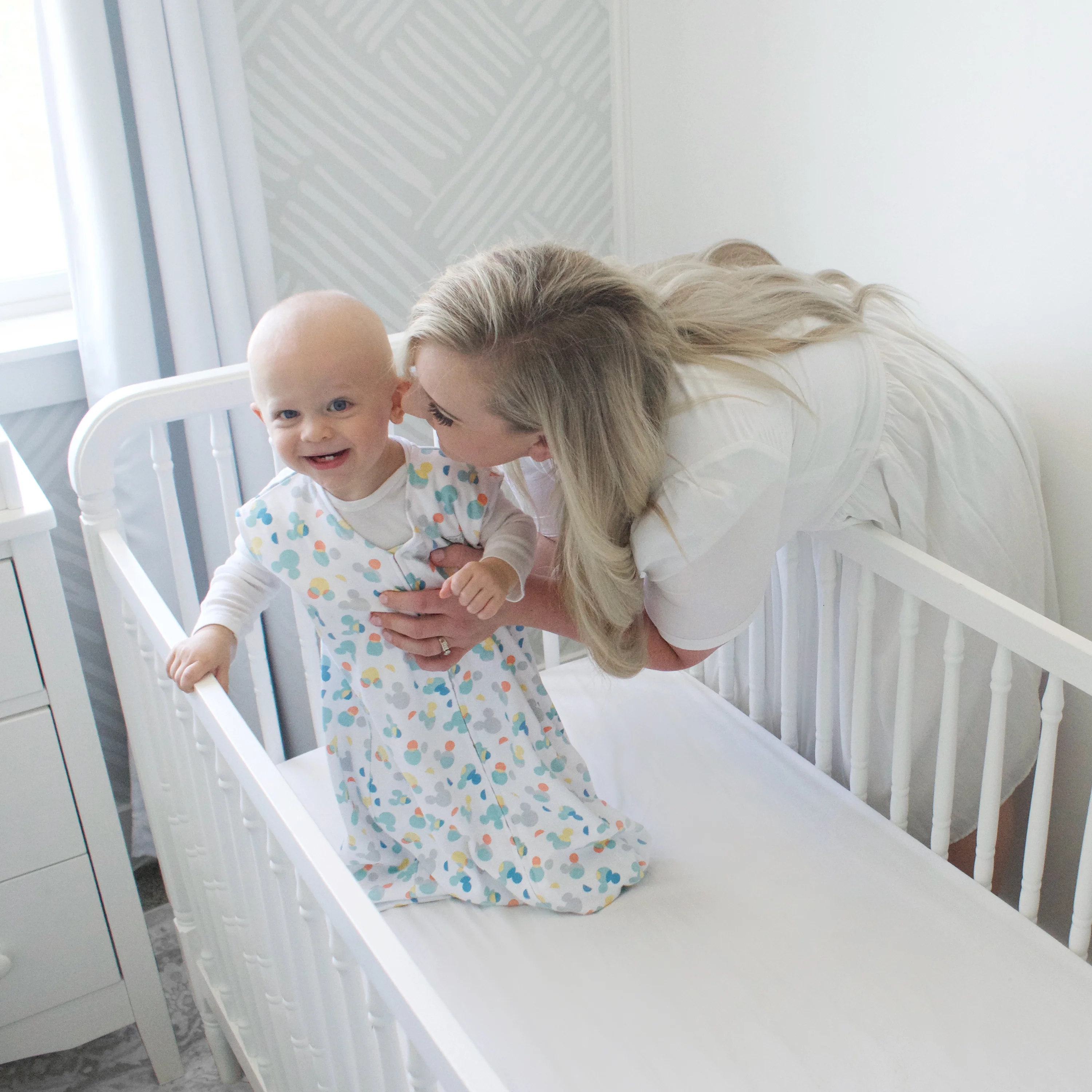 Halo® Sleepsack® x Disney Baby Wearable Blanket, 100% Cotton, Mickey Overlay, Toddler, Unisex, Large, 12-18 Months