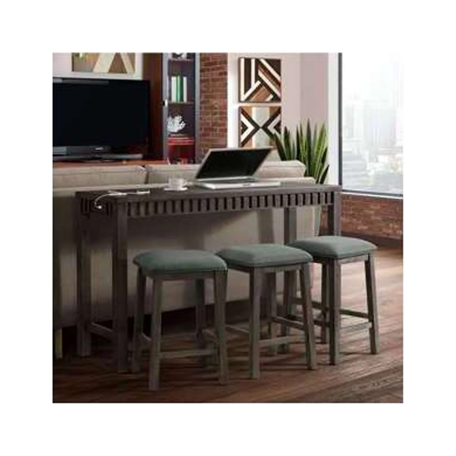 ?Picket House Furnishings Montego Multipurpose Bar Table Set