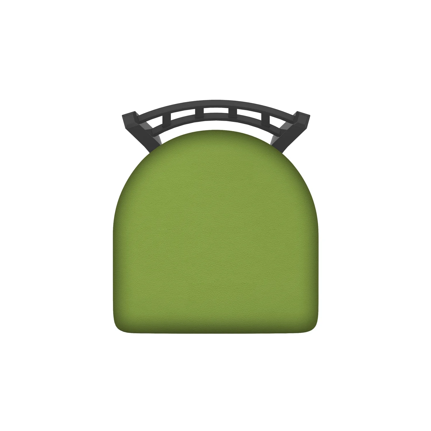 Holland Bar Stool  18 in. 610 Contessa Chair with Pewter Finish & Canter Kiwi Green Seat