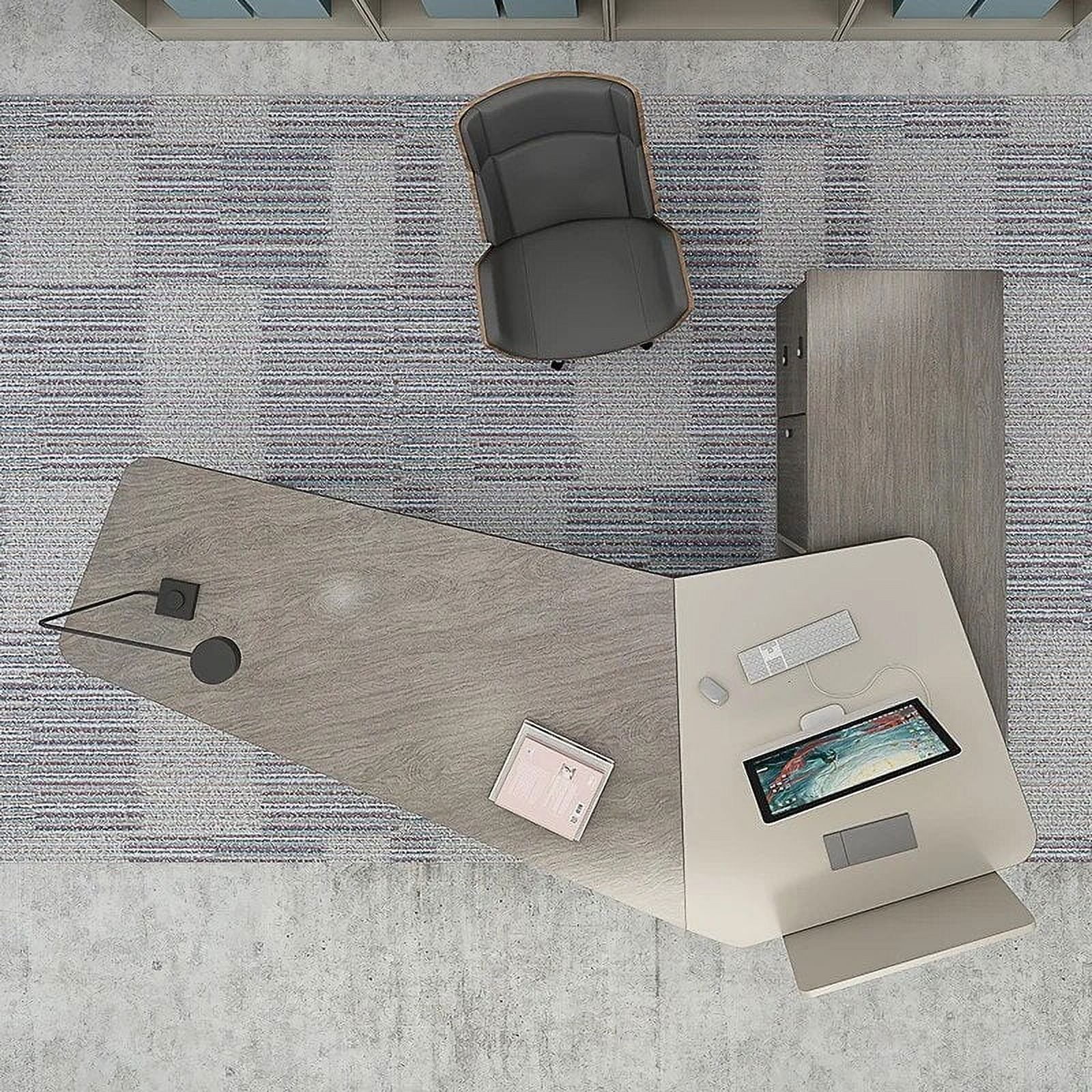 Customized office desk, fashionable and creative boss desk and chair combination, complete set of bookcases, simple and modern