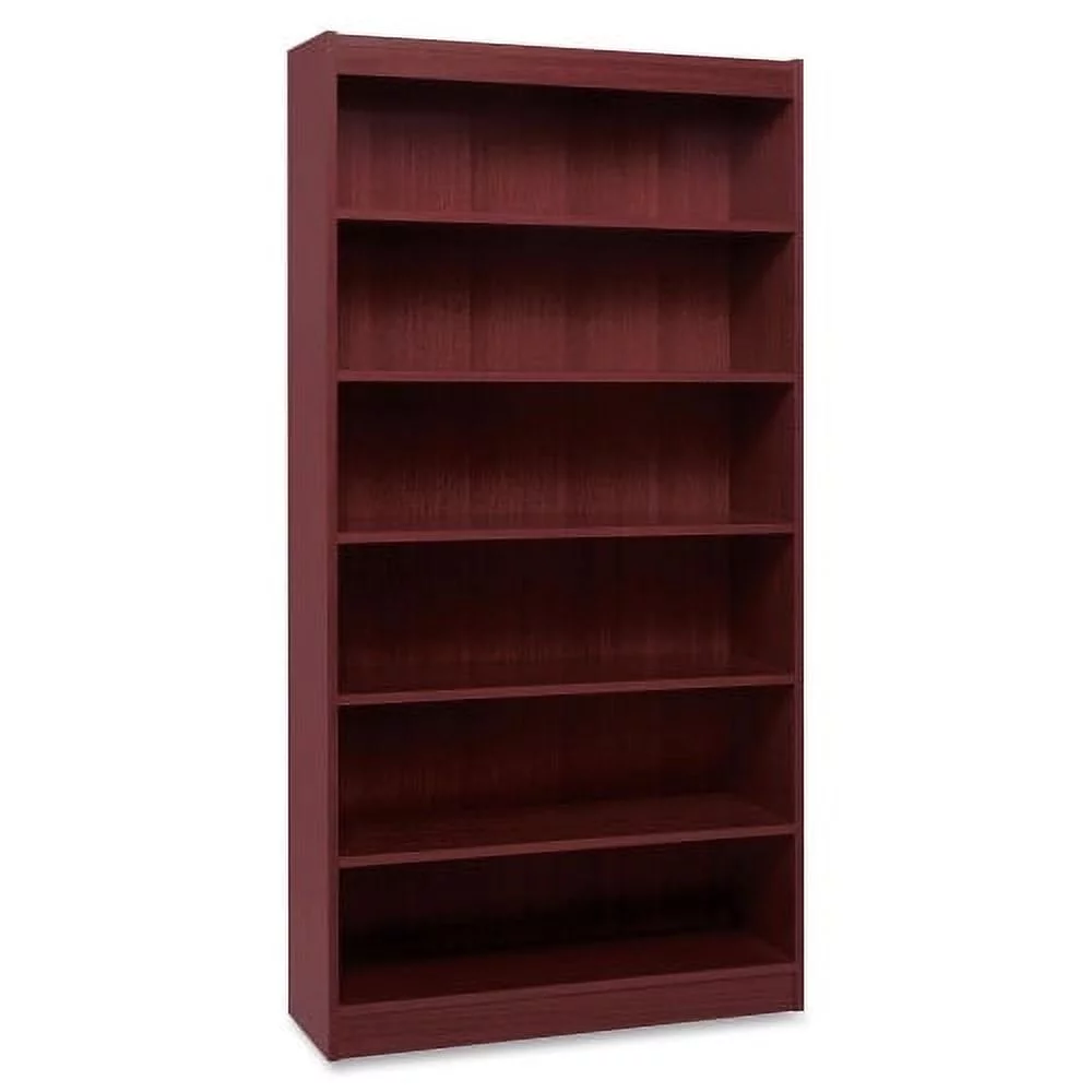 Lorell Panel End Hardwood Veneer Bookcase 36