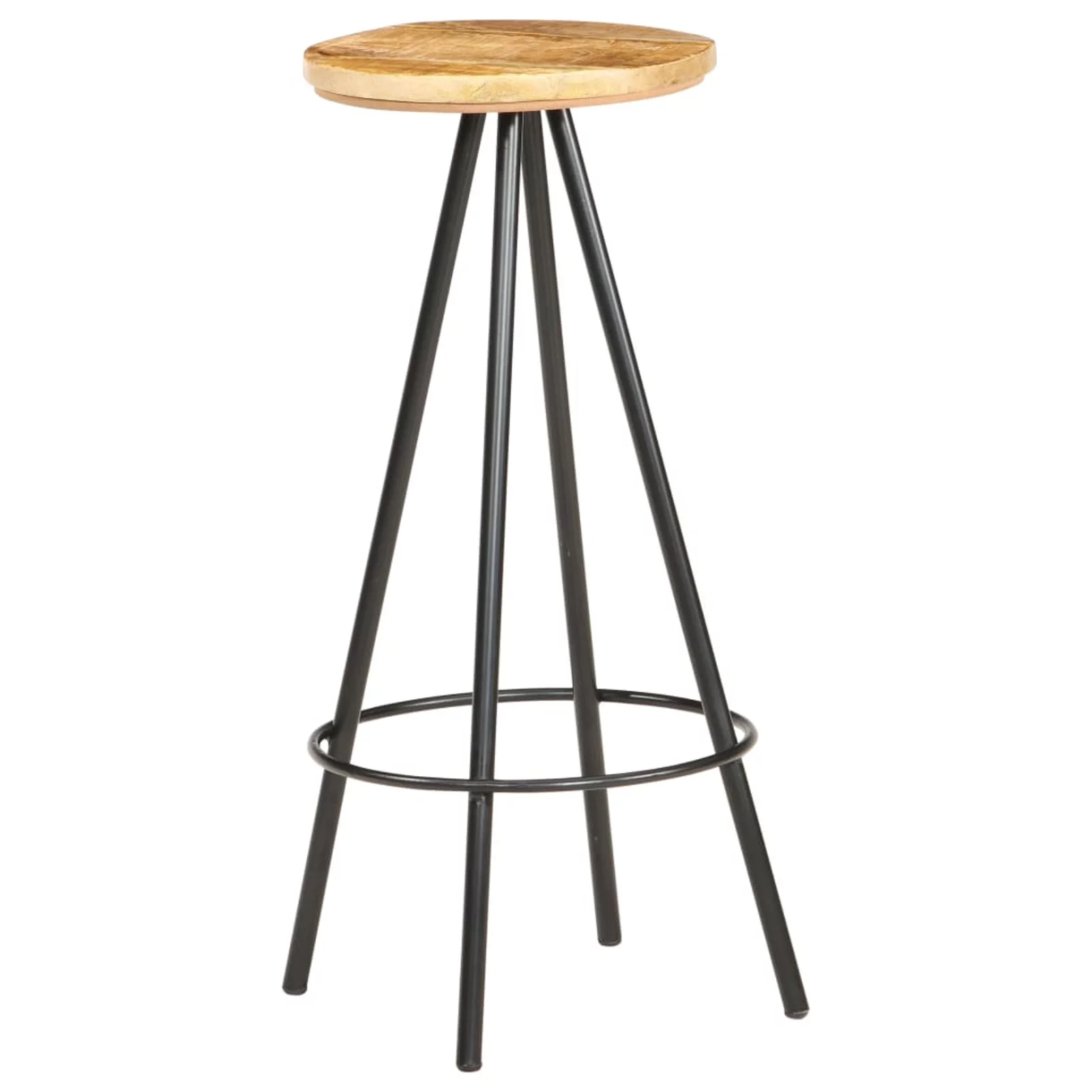 Suzicca Bar Stools 2 pcs Rough Mango Wood