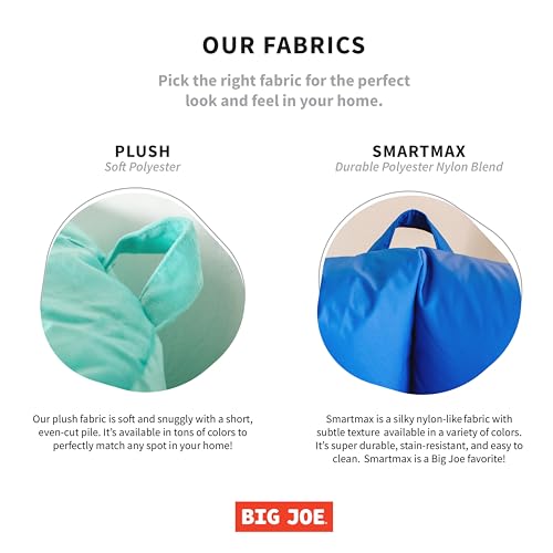 Big Joe Milano Lenox Denim Cobalt Beanbag Chair