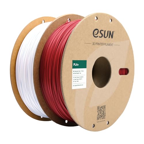 eSUN PLA+ Filament 1.75mm, Enhanced Toughness 3D Printer Filament PLA Plus, Dimensional Accuracy +/- 0.03mm, 3KG Spool (6.6 LBS) 3D Printing Filament for 3D Printers, Blue