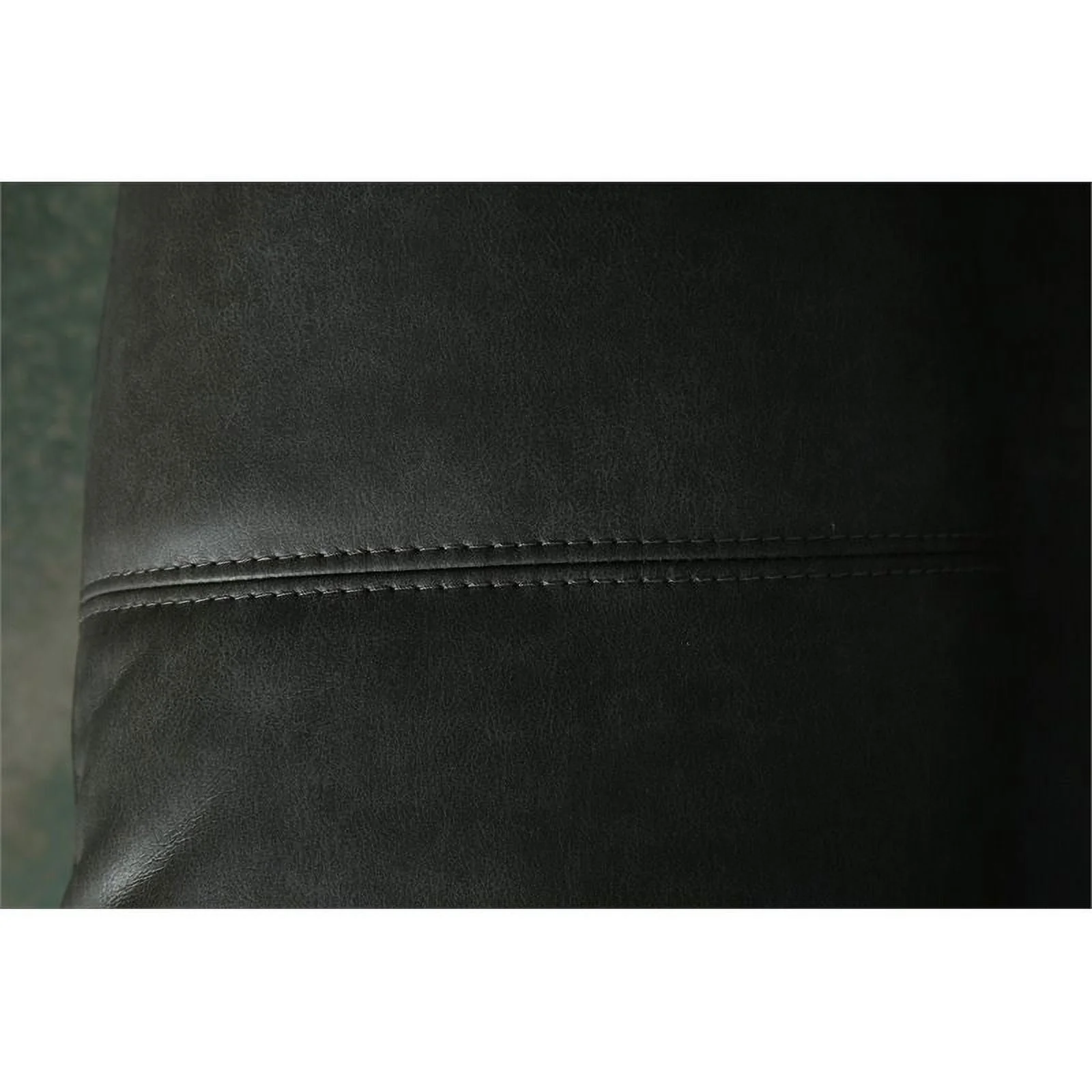 Titan Furnishings Transitional Faux Leather Reclining Sofa Set in Gray