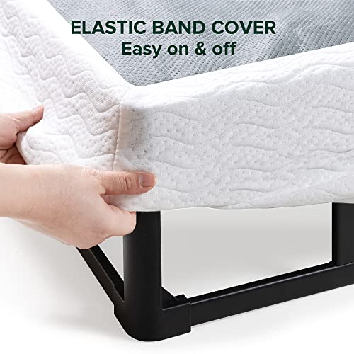 ZINUS 5 Inch Metal Smart Box Spring with Quick Assembly, Mattress Foundation, Strong Metal Frame, Easy Assembly, Queen