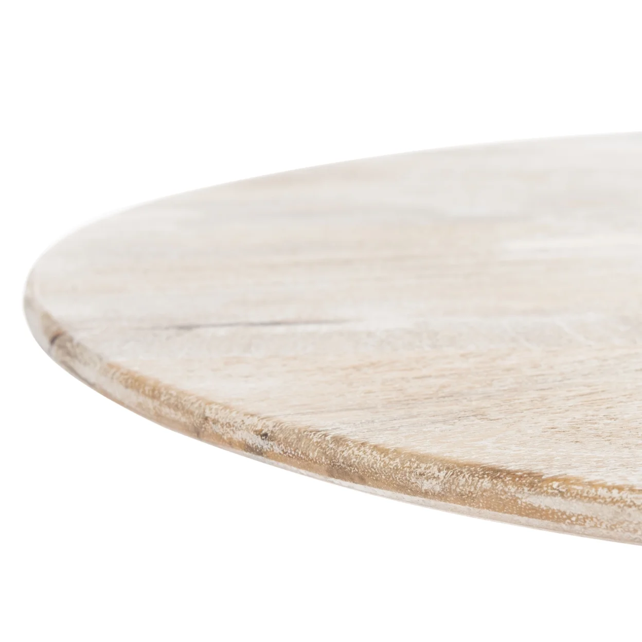 SAFAVIEH Axel Tripod Mid-Century Round Pub Table, Grey Wash/Black