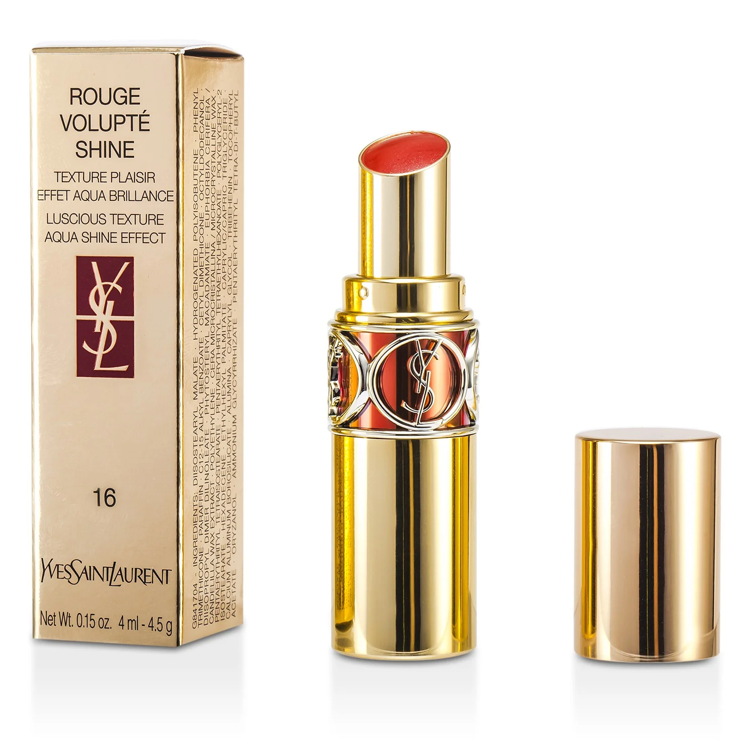 Yves Saint Laurent Rouge Volupte Shine - # 130 Burnt Suede  3.2g/0.11oz